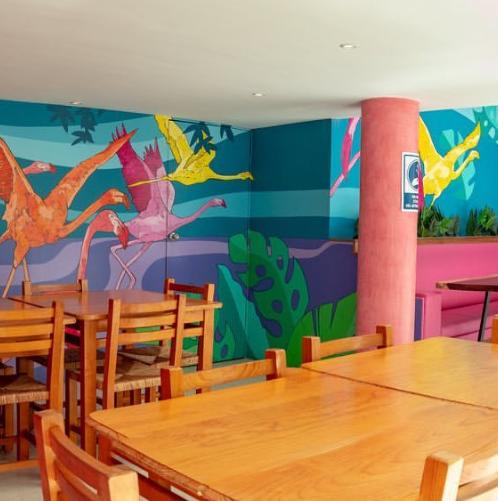 Flamingos Tropical Sushi Acapulco 5