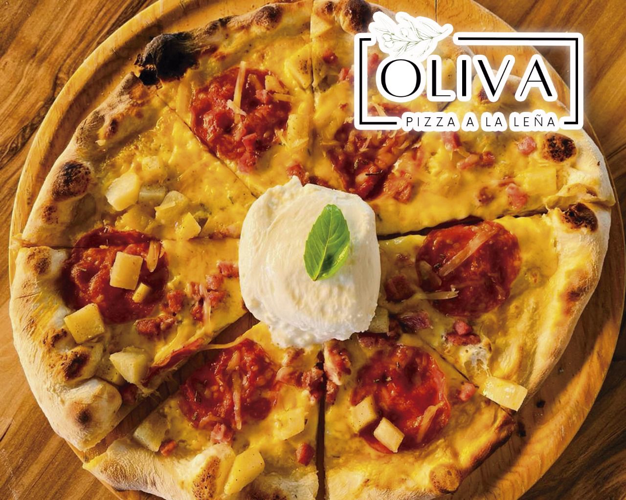 Oliva pizza a la leña Morelia 8